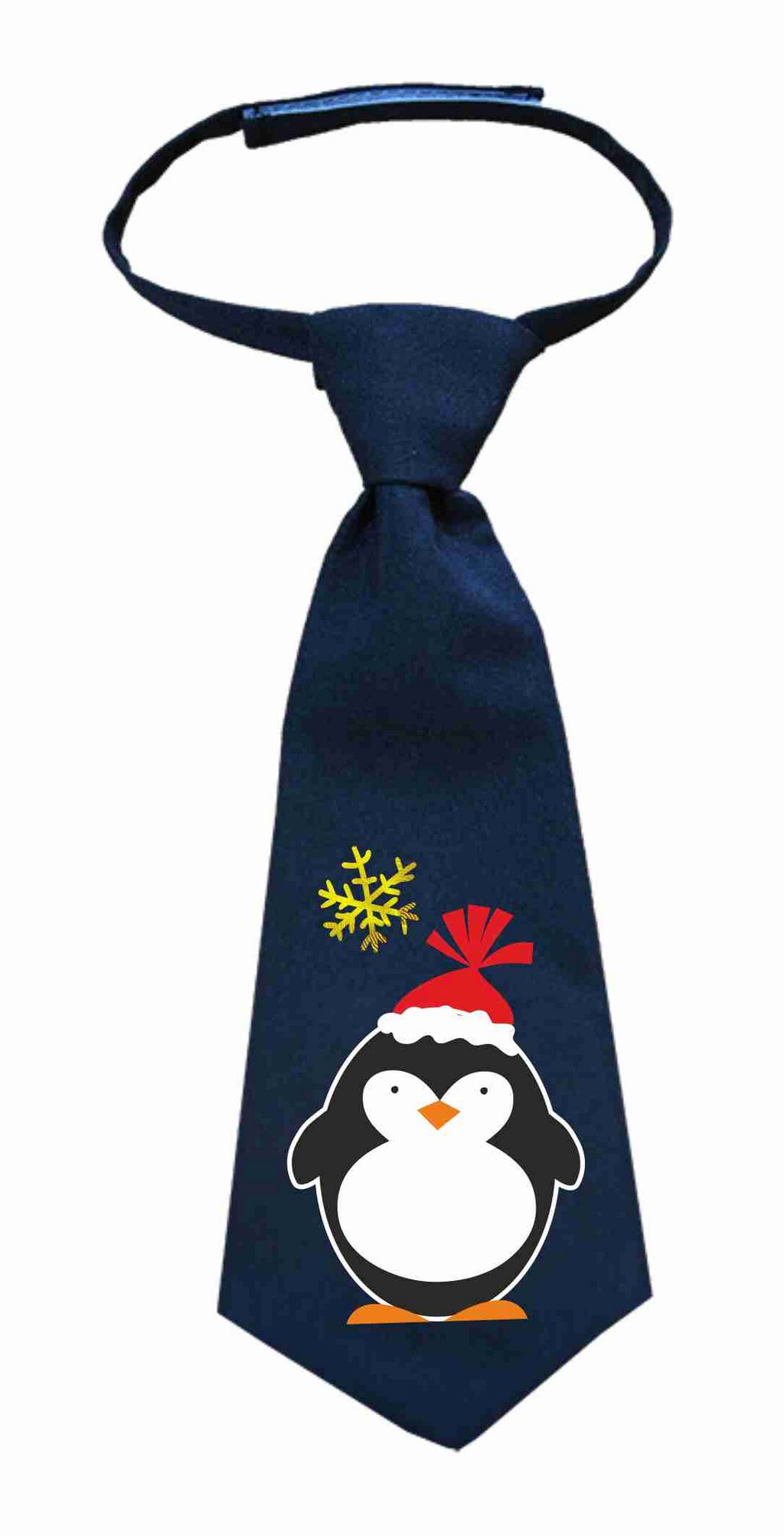 Галстук "Пингвин со снежинкой" от магазина Спиногрыз