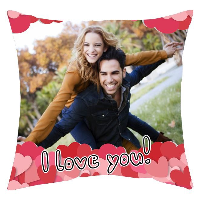 Мини-подушка декоративная "I love you" от магазина Спиногрыз