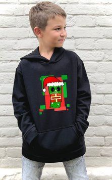 Толстовка з кишенею "Minecraft новорічною" 91523 фото