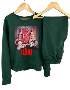 Костюм Casual (G)I-DLE дівчина з червоним лого 97525 фото