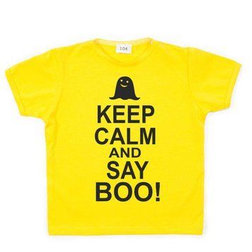 Футболка детская "Keep calm and say Booo!" 43985 фото