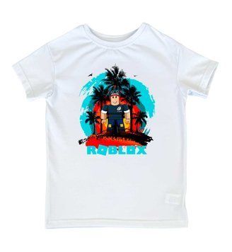 Футболка Roblox герой у пальмах 98160 фото