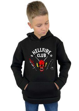 Толстовка утеплена stranger things hellfire club 103890 фото