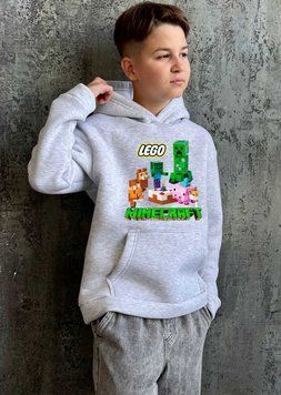 Толстовка утепленная minecraft lego 104116 фото