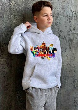 Толстовка утепленная Roblox три героя 104135 фото