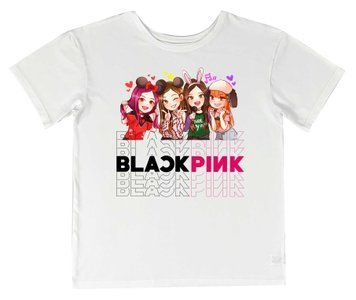 Футболка Black Pink анімешні дівчата з написами 97157 фото