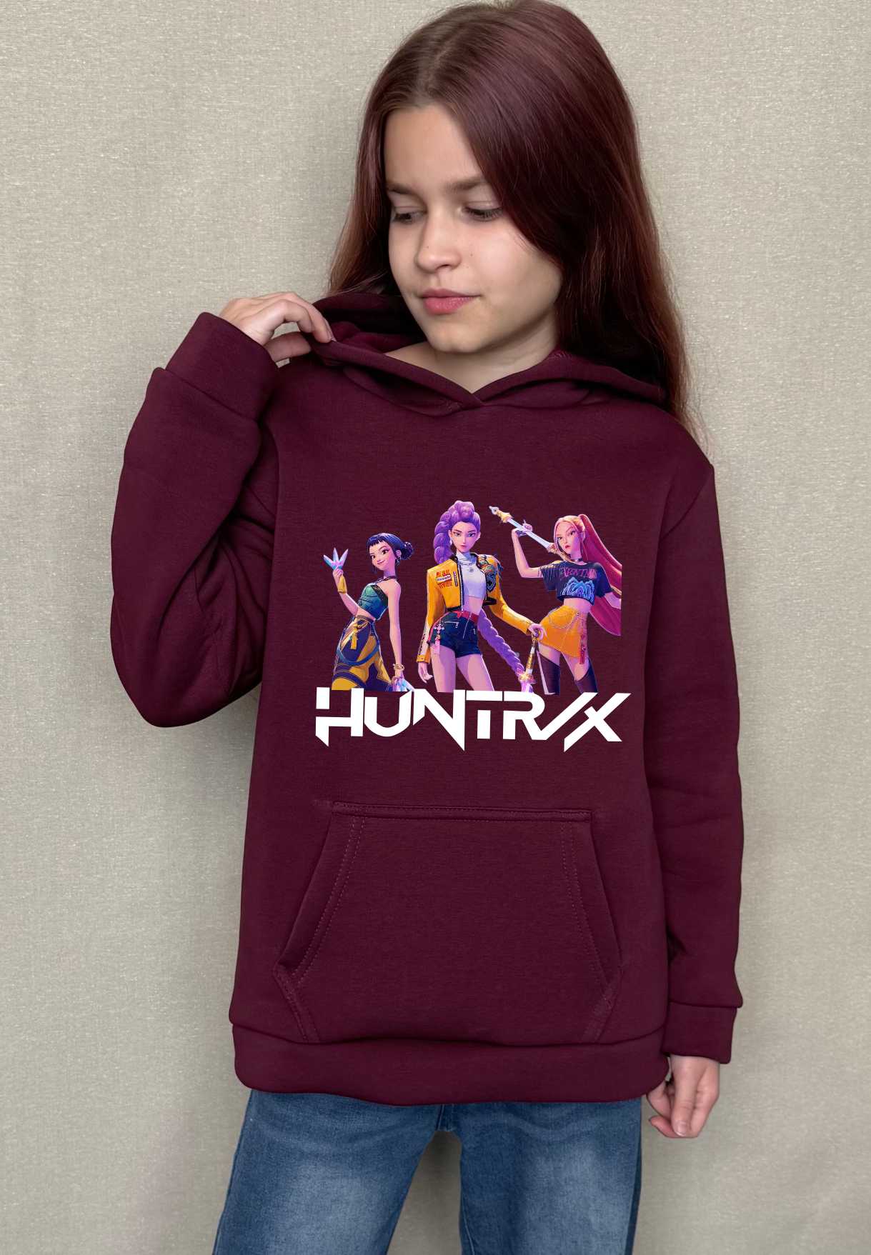 Толстовка з кишенею "Huntrix" от магазина Спиногрыз