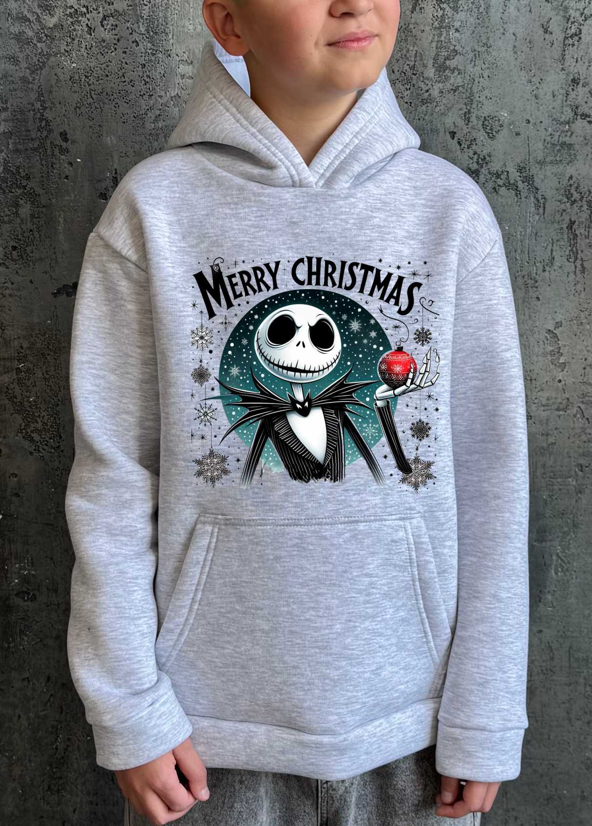 Толстовка утеплена джек merry christmas от магазина Спиногрыз