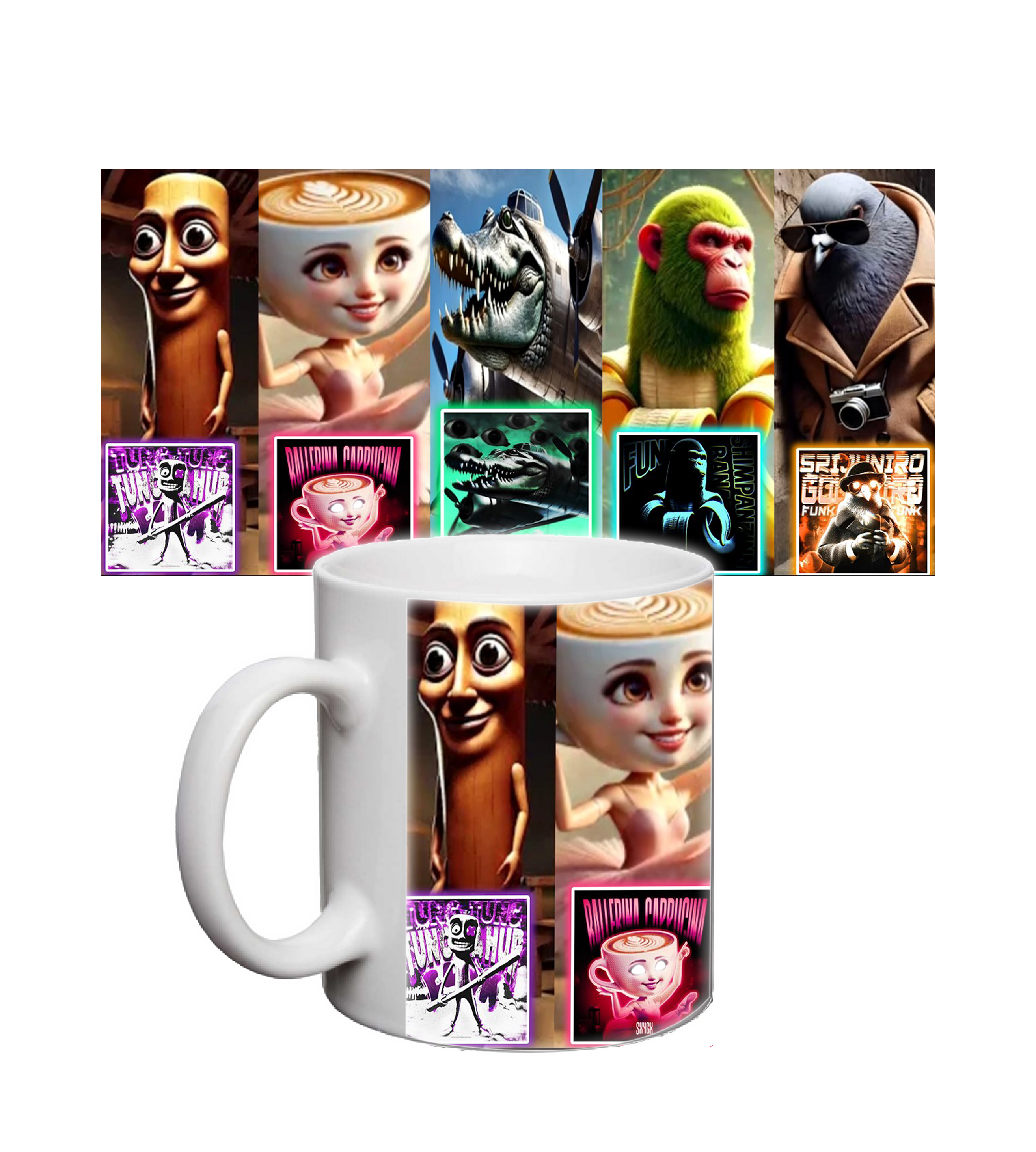 Чашка italian animals от магазина Спиногрыз