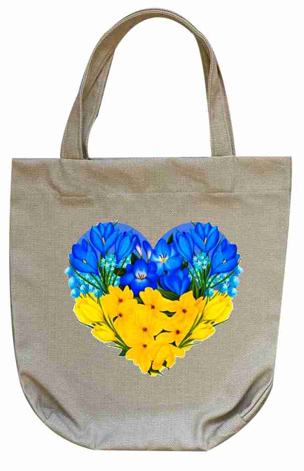 Сумка - шопер "Серце" от магазина Спиногрыз