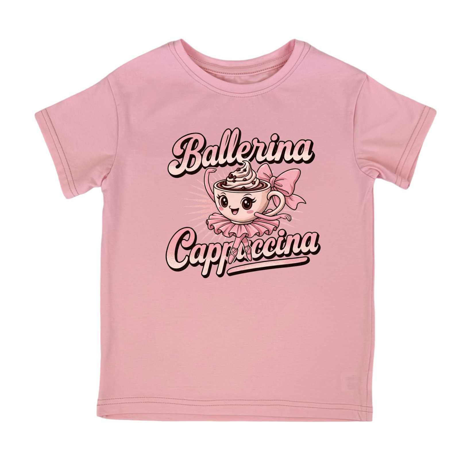 Футболка ballerina cappuccina retro style от магазина Спиногрыз