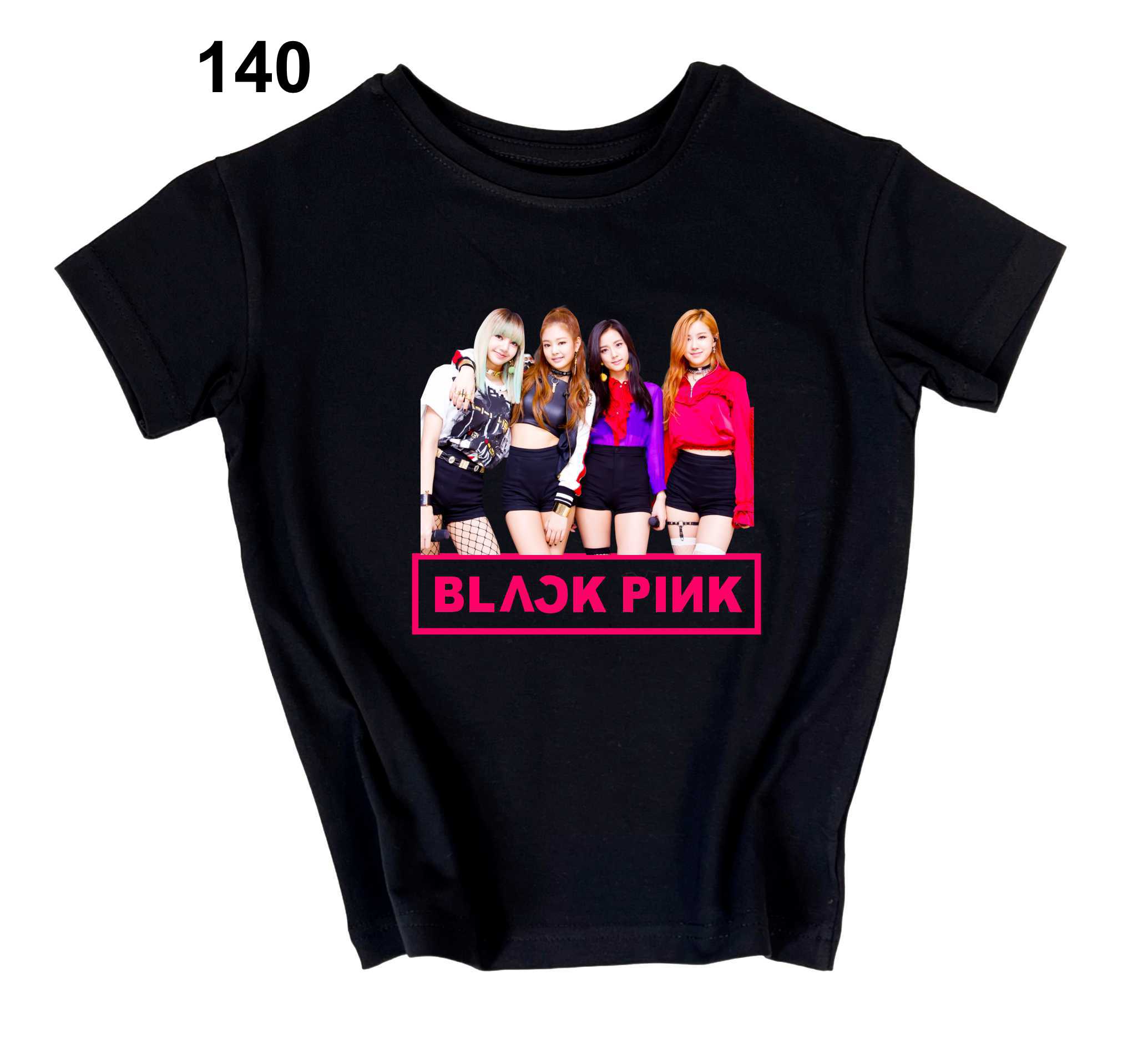 Футболка "Black pink" от магазина Спиногрыз